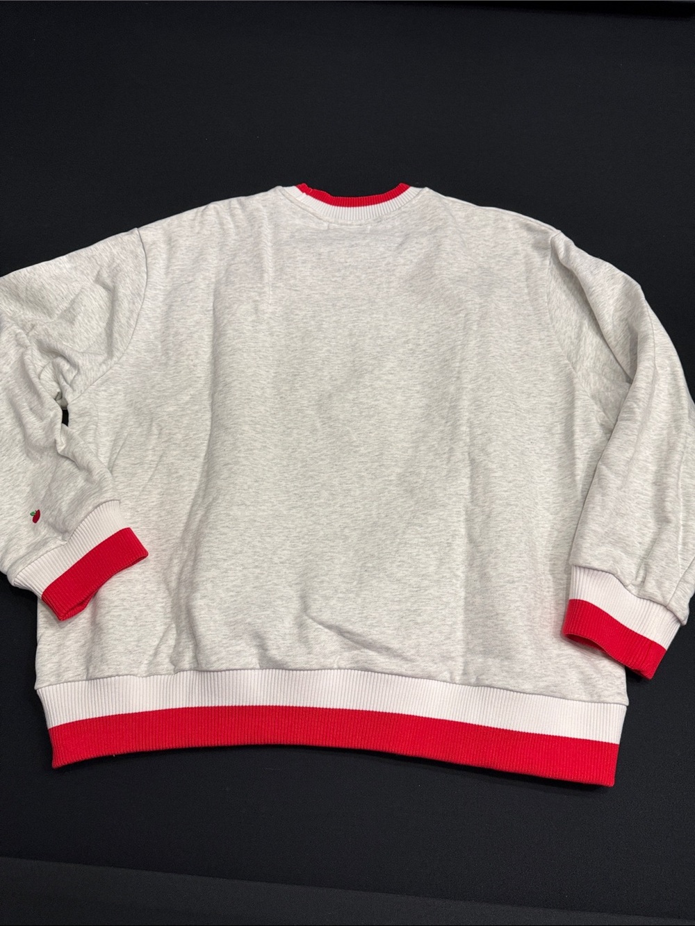 Parke Light Heather Gray Crewneck with Red Lettering - Picture 6 of 6